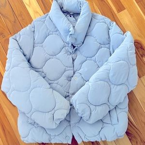 Zara kids quilted puffer jacket